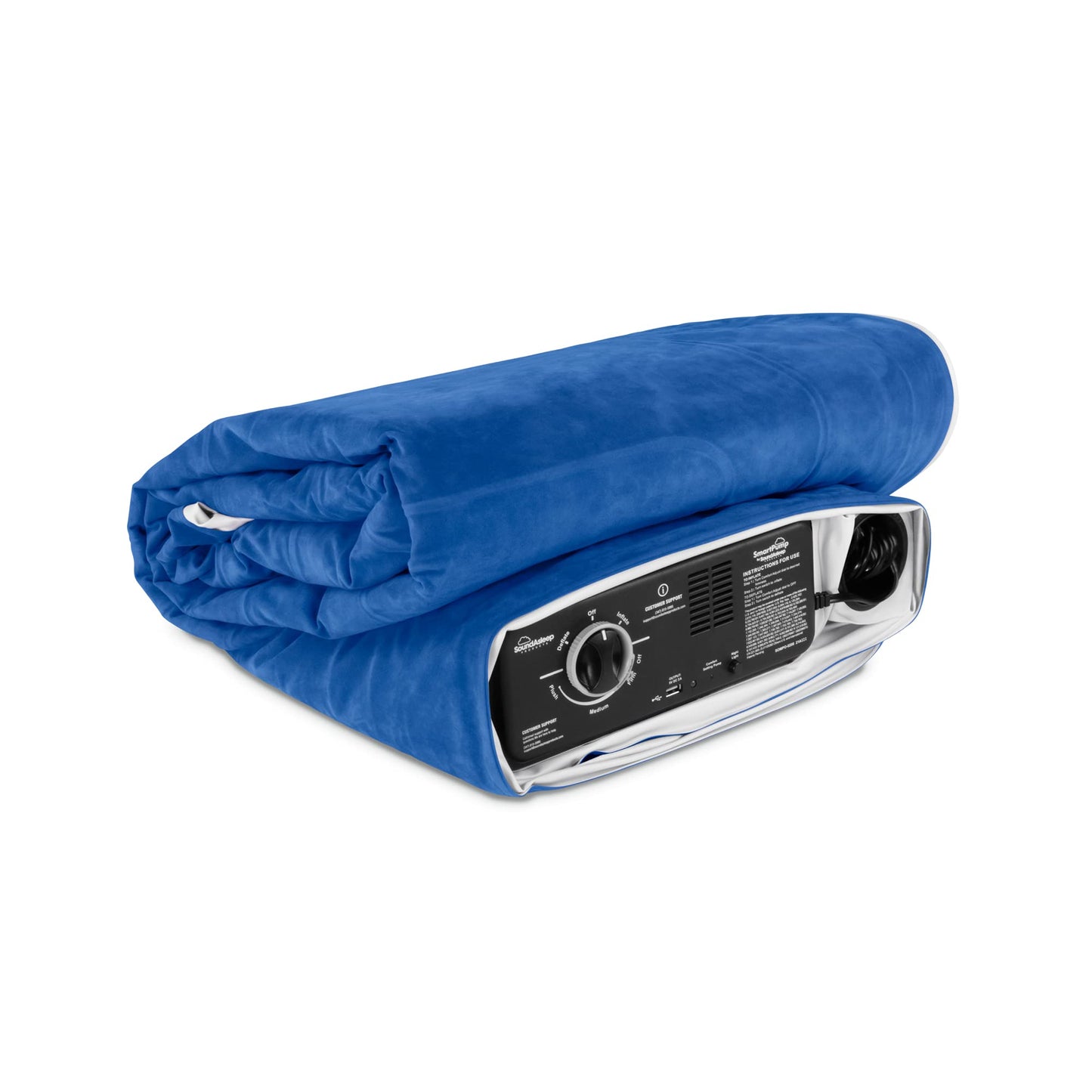 SoundAsleep Products SoundAsleep CloudNine Series Air Mattress with Dual Smart Pump Technology Queen Size