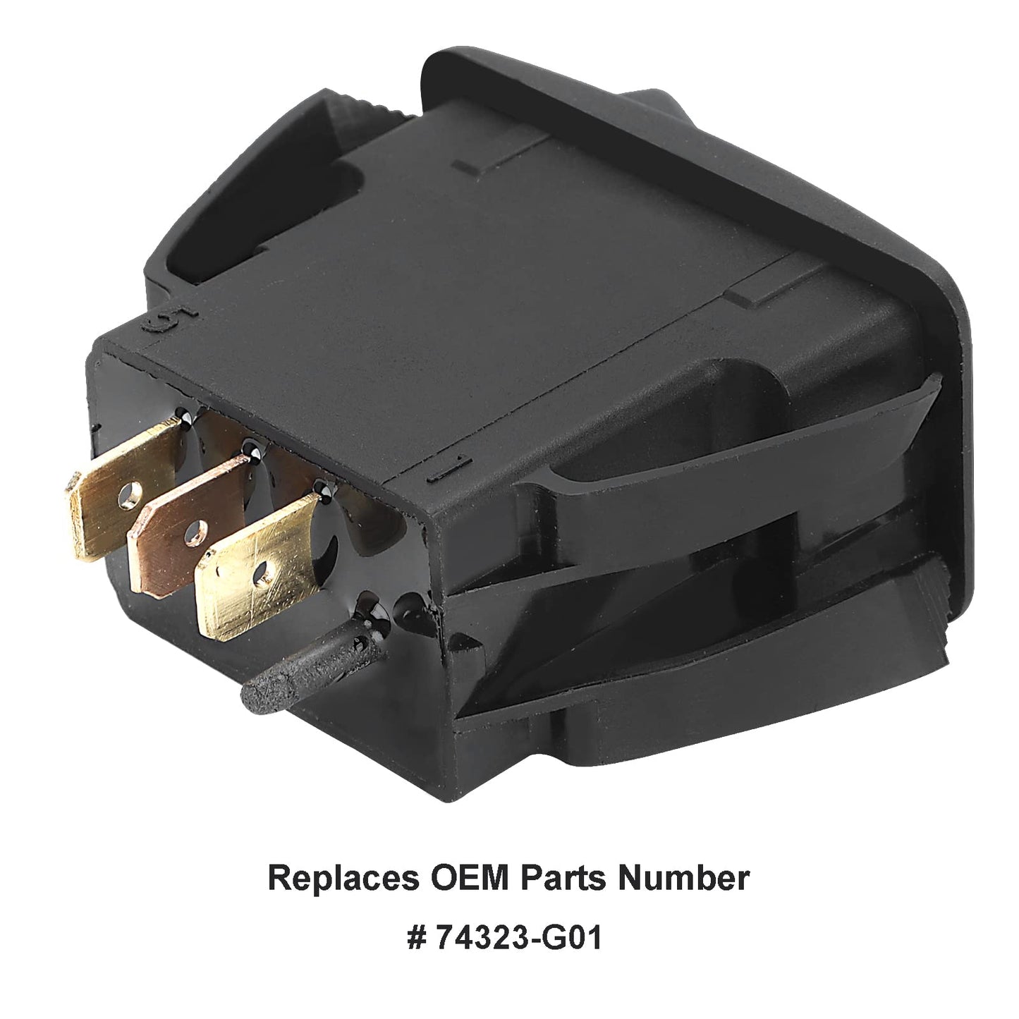 Roykaw Forward Reverse Rocker Switch for 48V EZGO TXT PDS Electric 2003-Up Golf Carts?Replaces OEM# 74323-G01