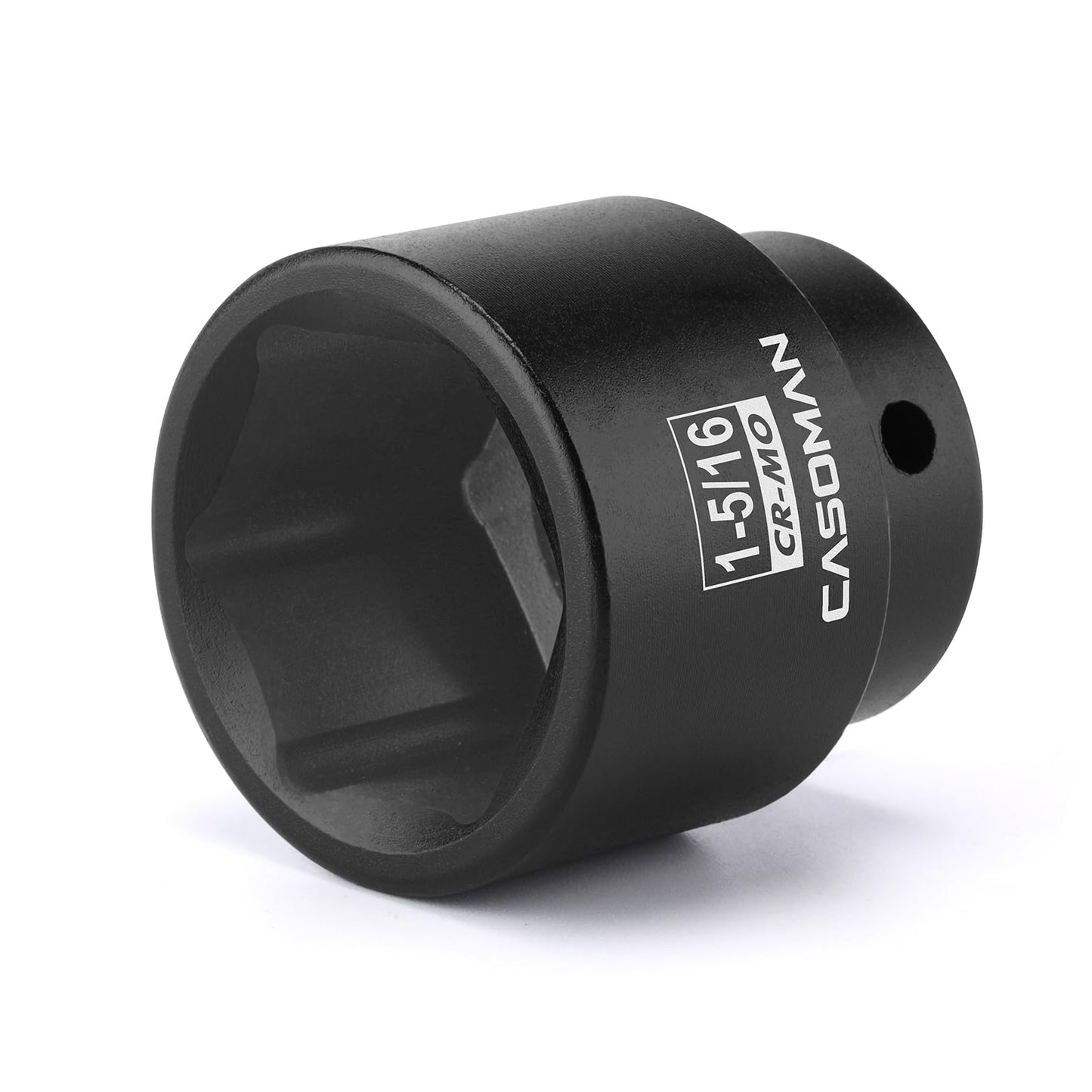 CASOMAN 1/2" Drive x 1-5/16" Impact Socket, 6-Point, SAE, CR-MO