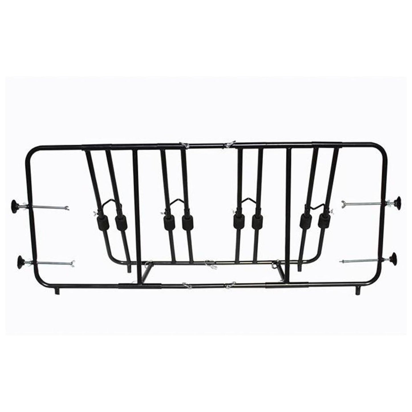Titan Ramps Truck Bed Adjustable Steel Bike Rack for Up to 4 Bikes - Fits Most Makes/Models