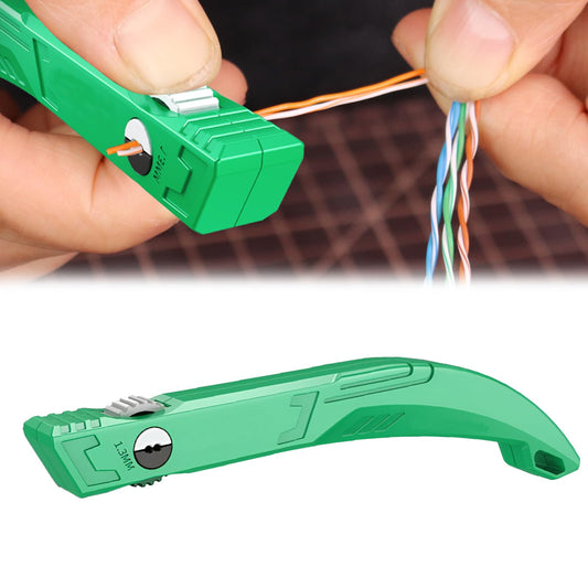 Wire Straightener & Untwist Tool for 1.3mm Crystal Network Cables – Efficient Cable Comb and Wires Pair Separator