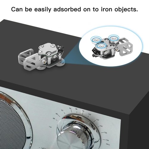 Mini Key Morse Radio HAM Send Telegram Double Paddle Morse Code Key Stainless Steel CW Morse Key Portable Telegraph Key Magnetic Base