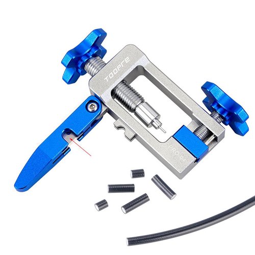 HOUSON Bicycle Needle Driver Insertion Tool, Aluminum Alloy Hydraulic Hose Bicycle Oil Needle Insertion Tool Bicycle Oil Needle Insertion Tool