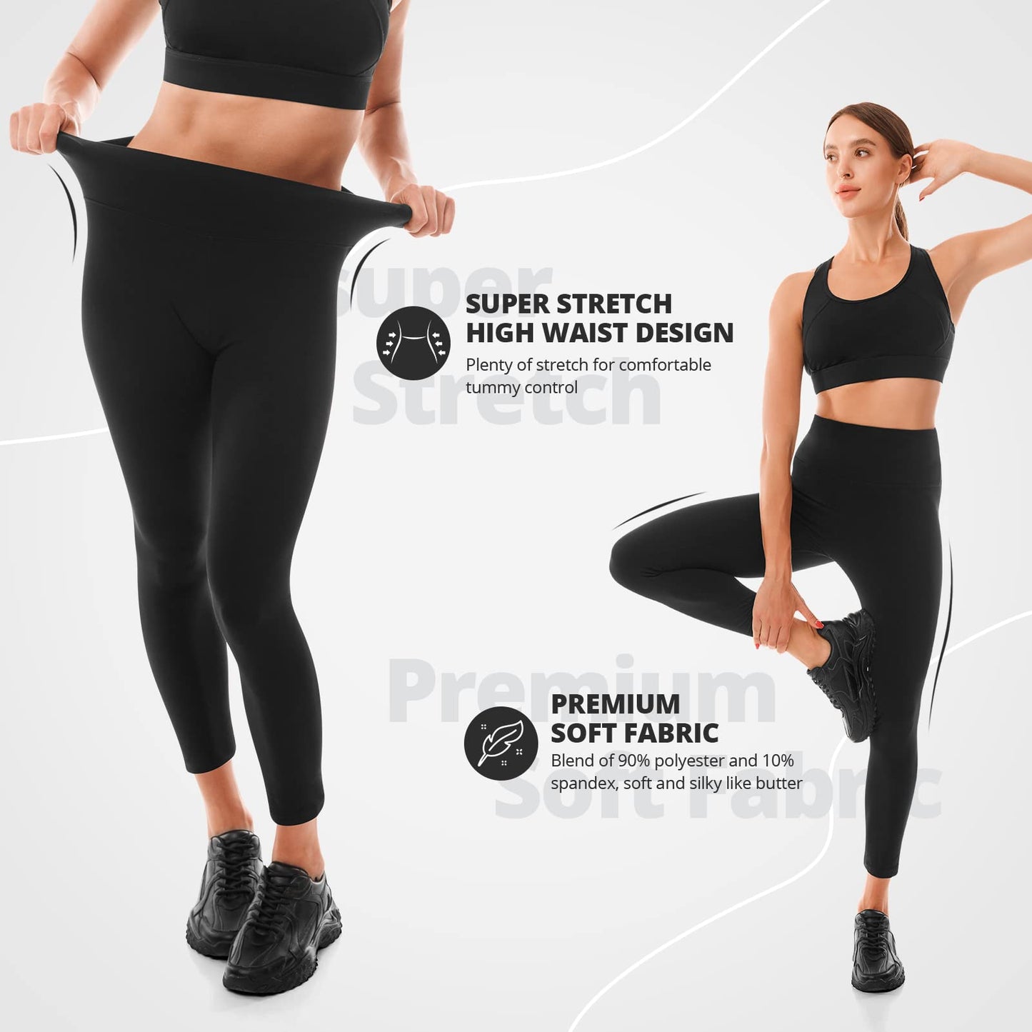 Walifrey Leggings for Women, High Waisted Buttery Soft Leggings for Women Gym Yoga Workout (Army Green XXL)