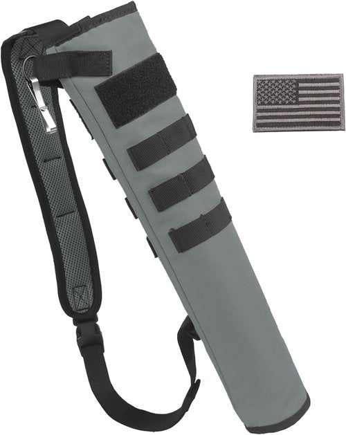 KRATARC Archery Quiver - Lightweight Foldable Dual Use Hip Bag with Molle System for Target Shooting