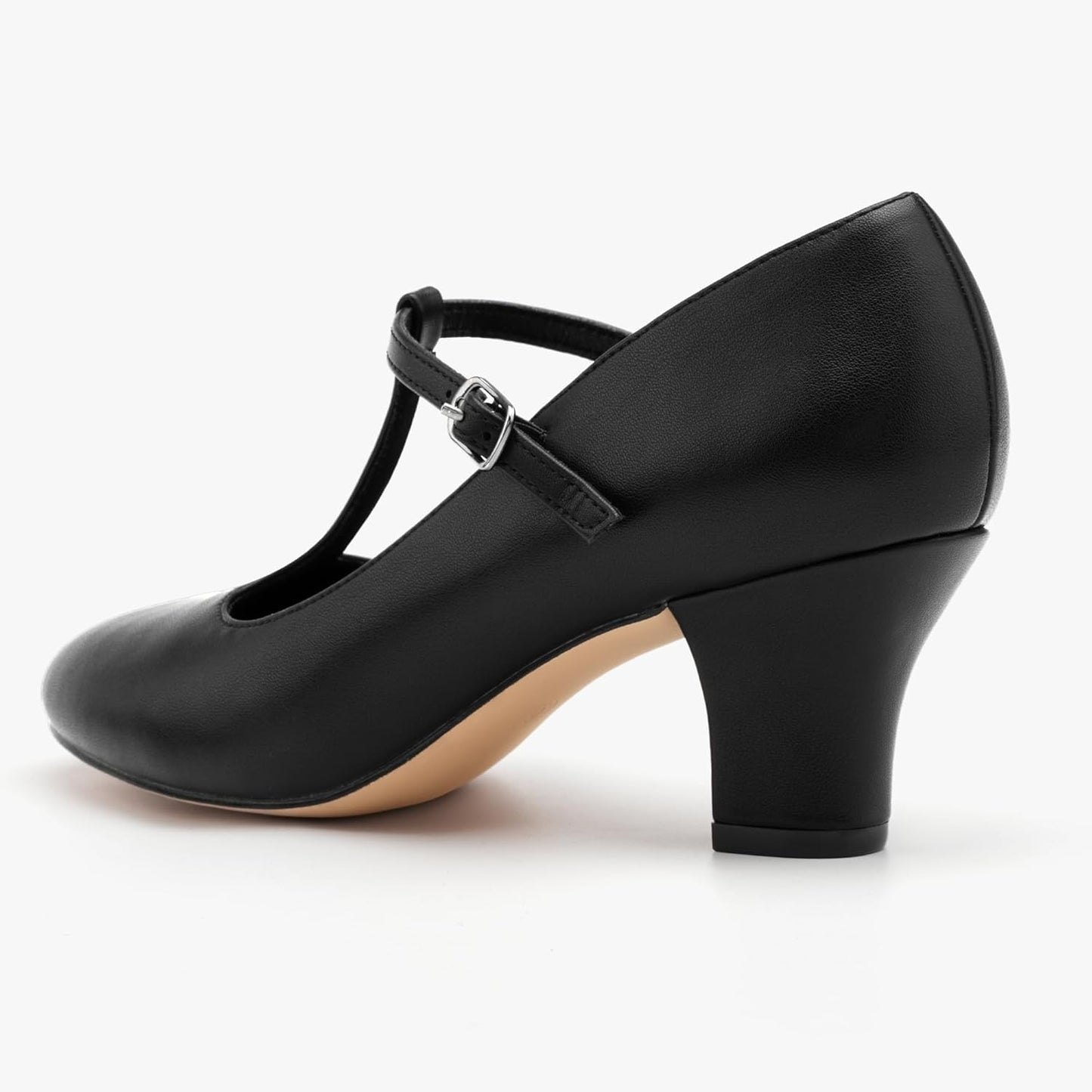 Stelle 2.5" T-Strap Character Shoes for Women - Elegant Dance Heels for Ballroom, Salsa, Tango & More