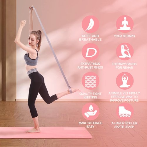GOLELE Resistance Bands for Working Out, Non Slip Thick Squat Exercise Bands for Yoga, Pilates, Rehab, Fitness 3 Booty Bands 1 Long Resistant Band for Women Men Gym Hip Thigh Glute Bands Set(ES618)