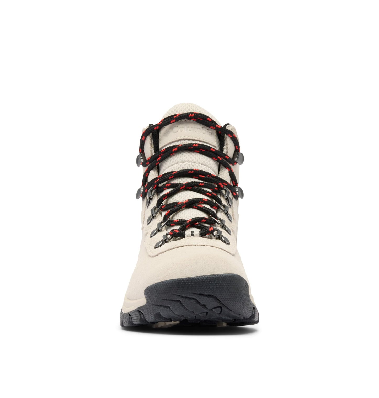 Columbia Women's Newton Ridge Plus Waterproof Amped, Cloud Grey/Poppy Red, 8.5 Wide