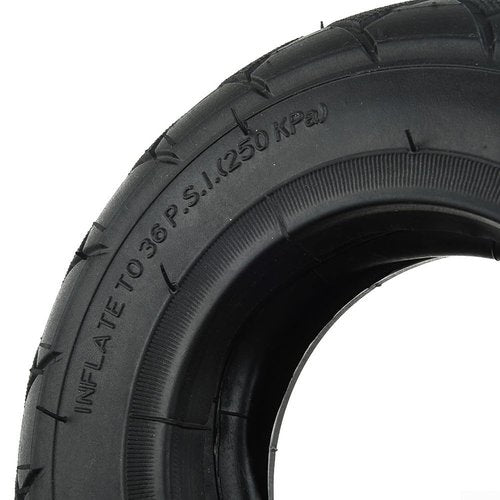 200x50 8inch Rubber Tire & Inner Tube Set For Electic Scooters Thickened Solid Tire Inner Tube Replacement 200x50 Scooter Wheel Part Black