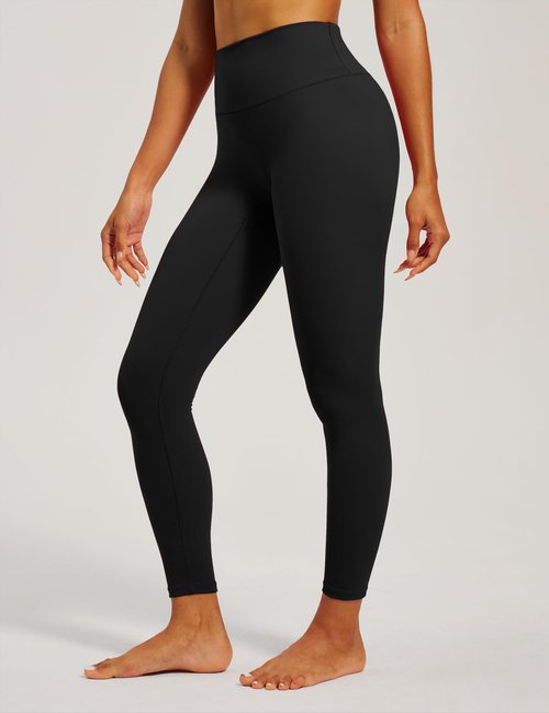 IUGA Scrunch Butt Lifting Leggings for Women No Front Seam Compression Tummy Control Workout Seamless Leggings for Gym Yoga Black