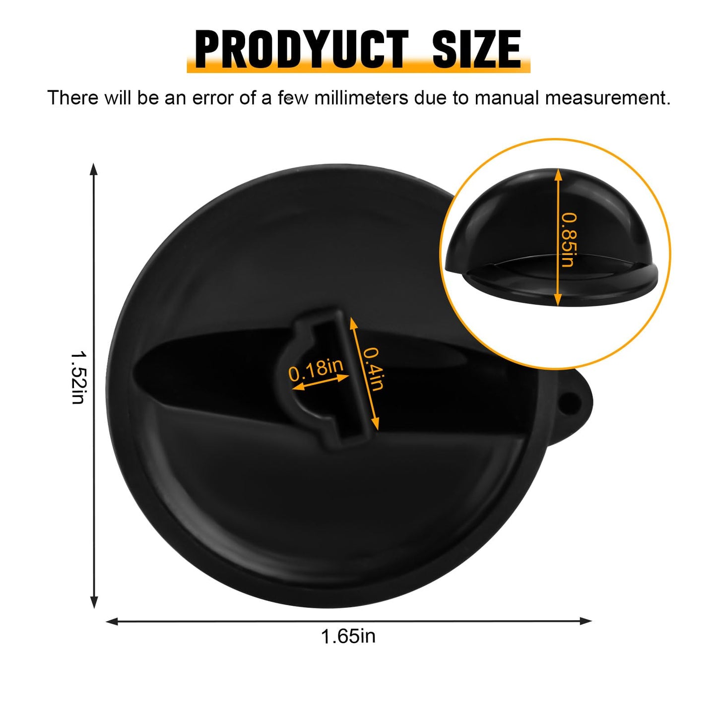 Control Knob Compatible With Crockpot Slow Cooker SCV700-CH-BR Replacement Parts Slow Cooker Adjustable Knobs (2PCS)