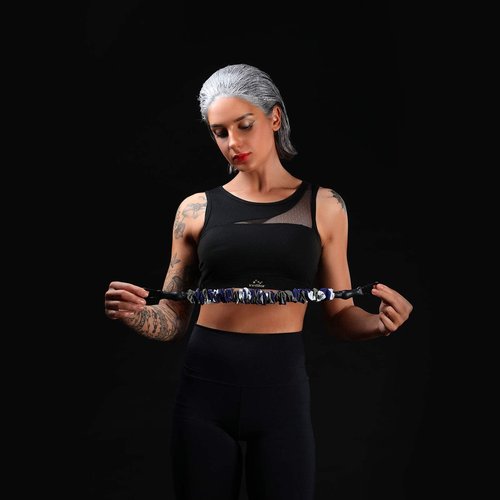 INNSTAR Resistance Bands Accessories Exercise Bands Attachment, Fitness Handles, Workout Bar for Home Gym (Squat Band Black (33 LBS)-21.6")