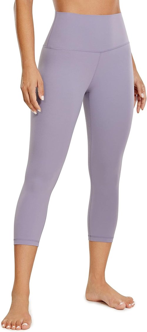 CRZ YOGA Butterluxe High Waisted Capris Workout Leggings for Women 23'' - Lounge Leggings Buttery Soft Yoga Pants
