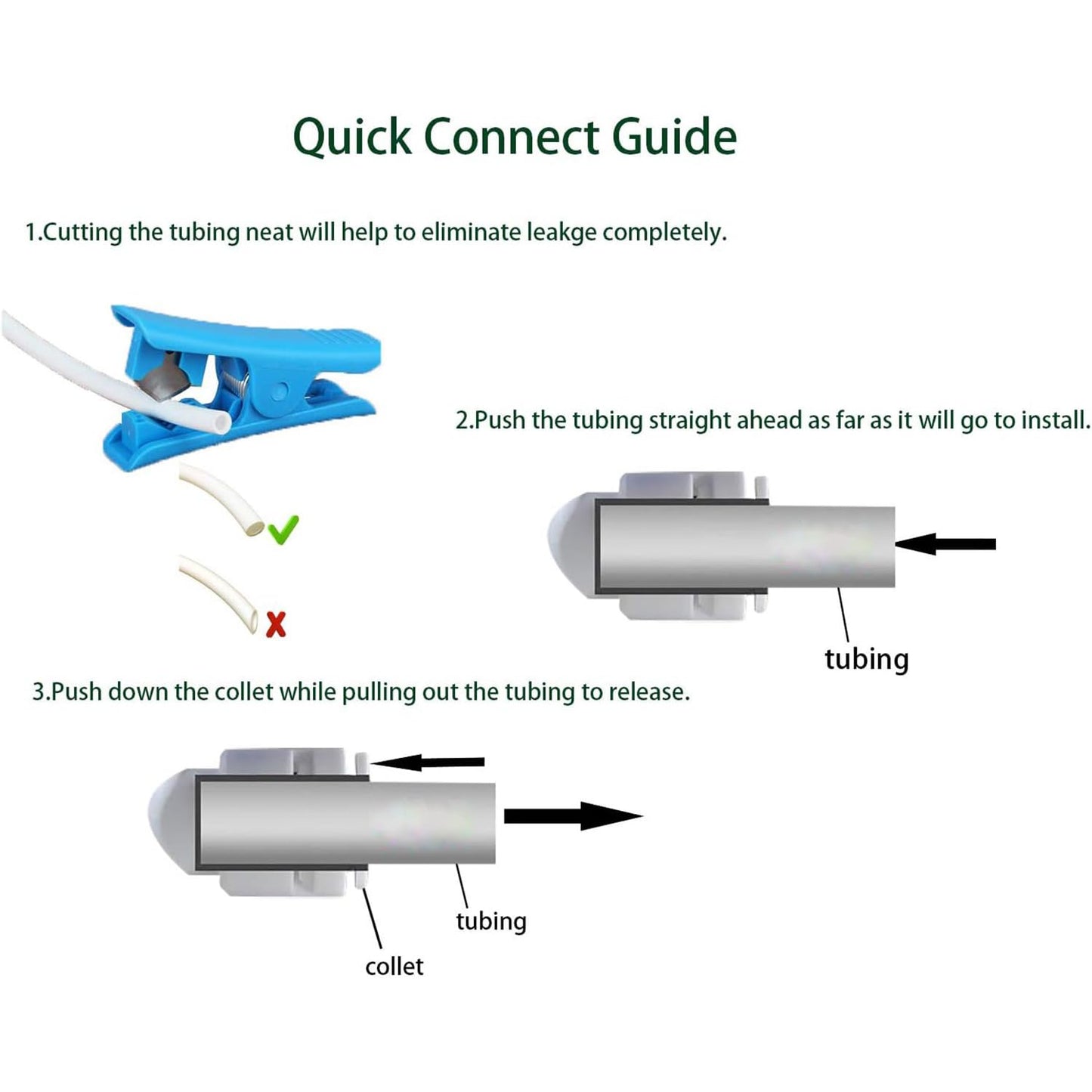 Bxian 4pcs 3/8 Inch Inline Connection Check Valve Plastic Connection Check Valve for RO Water Pipe for RO Filters and Water Purifiers
