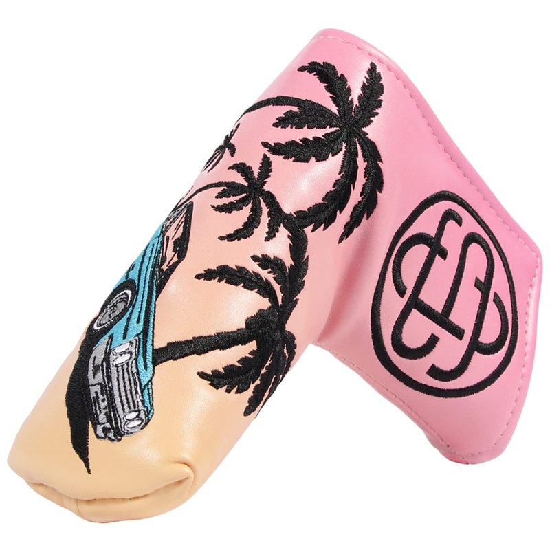 Studio Crafted 64 Impala Miami Golf Square Mallet Putter Cover Magnetic (Mallet Putter Cover)