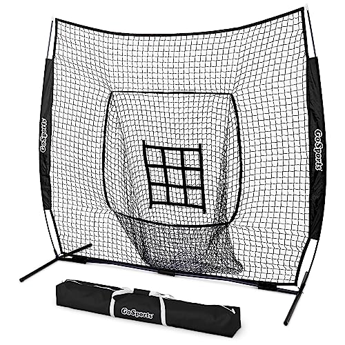 7 ft x 7 ft Baseball & Softball Hitting Net - Black Variation