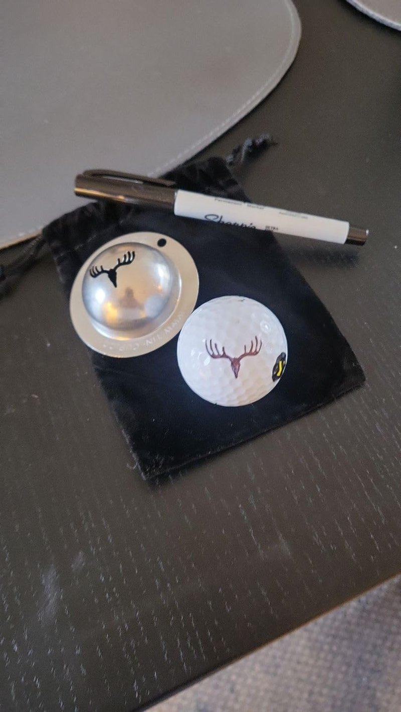 Tin Cup Buck Stops Here Golf Ball Marker