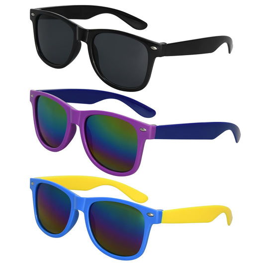 Mdvora 3/6/12/24pcs Kids Sunglasses Set, Toddler Sunglasses, for Outdoor(Set A, 3pcs)