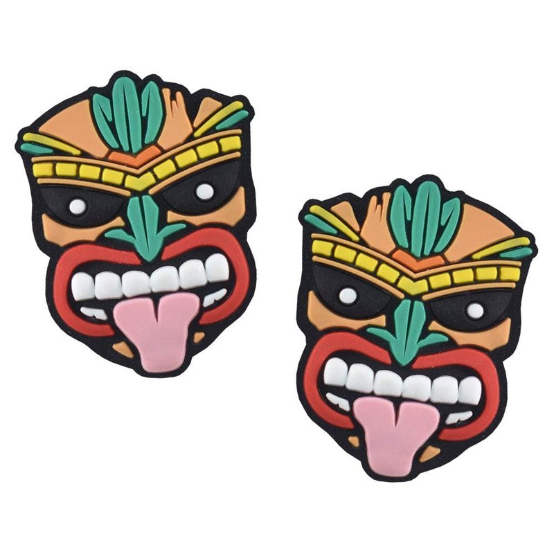Racket Expressions Tiki Mask Fun Tennis Accessories Tennis Dampener 2 Pack