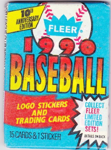 1990 Fleer Baseball Cards - Sealed Hobby Pack