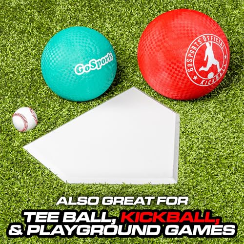 Heavy-Duty Rubber Home Plate for Baseball & Softball Practice