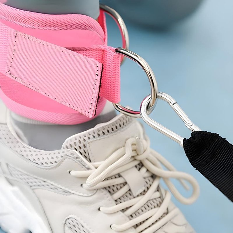 Tobefore Ankle Resistance Bands with Cuffs, Ankle Bands for Working Out, Ankle Resistance Band, 5 Resistance Levels Glutes Workout Equipment, Butt Exercise Equipment for Women Legs and Glutes
