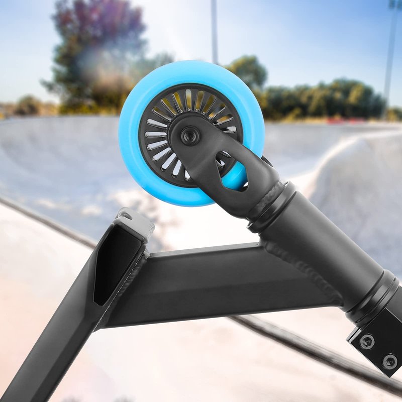 VOKUL Complete Pro Scooter for Kids Boys Girls Teens Up 6 Years - Freestyle Tricks Pro Stunt Scooter(Blue)