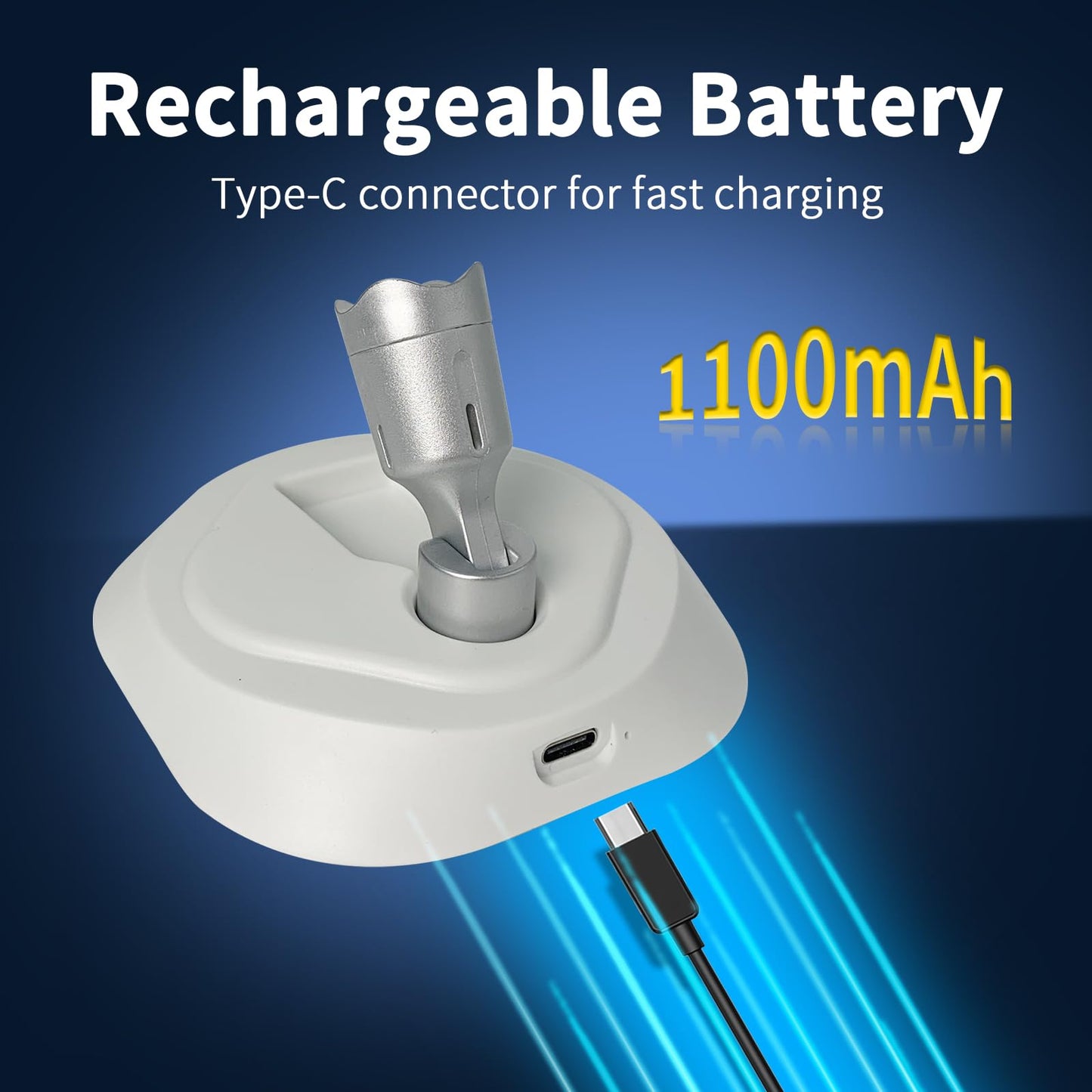 LED Wireless Spotlights with Remote,RGBW Rechargeable Up Lights Indoor,16 Color Changing Battery Operated Light with Timer Dimmable Accent Light for Grow Parties,White+Silver,2 Pack