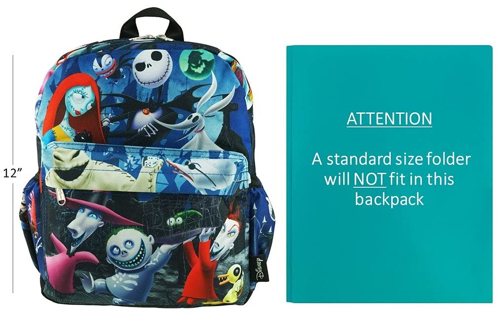 Nightmare Before Christmas Deluxe Oversize Print 12" Backpack - A20273
