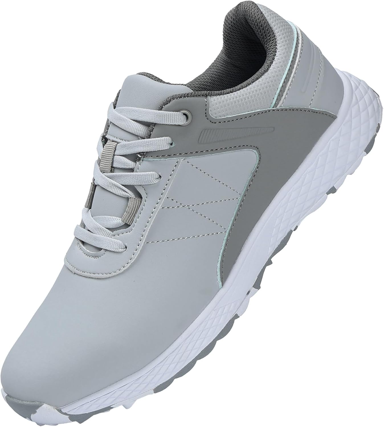 WOLFWAY Men's Waterproof Spikeless Golf Shoes - Comfortable Sport Sneakers for Training & Walking