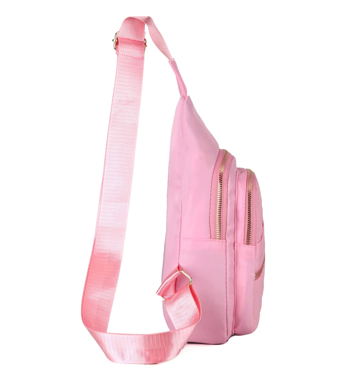 AOSTIHOT Small Crossbody Bags Sling Bag for Women, Sling Backpack Chest Daypack Cross Body for Travel Casual Running Hiking Pink