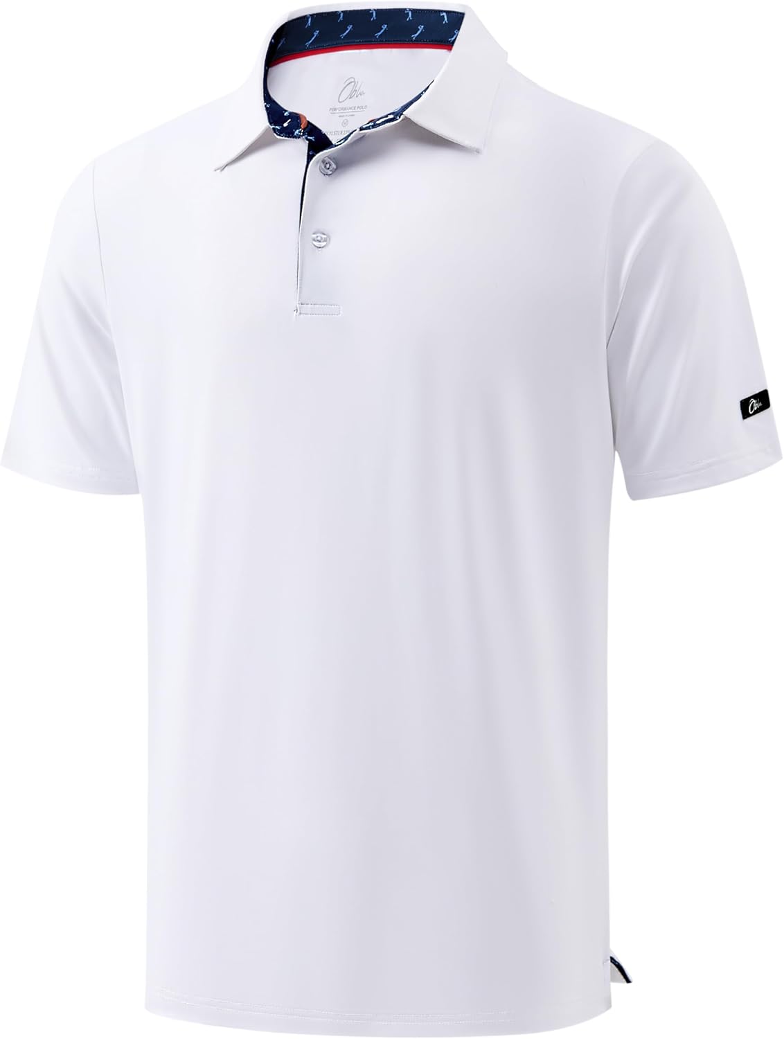 Obla Men's Golf Shirt - Short Sleeve Dry Fit Moisture-Wicking Performance Polo | Casual & Athletic Wear