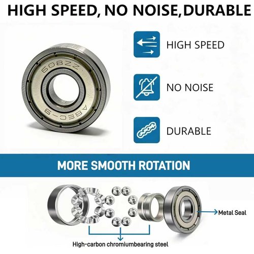 VORTRACK Pro Kick Scooter Replacement Wheels 100mm Pair - High-Speed Smooth Bearings Installed, Heavy Duty PU Wheels for Universal Scooter Repair (Black)