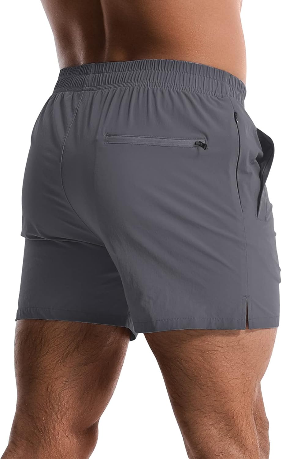 Skiennix Men's Athletic Shorts - Quick-Dry 5-Inch Lightweight Gym & Running Shorts with Pockets | 2 Pack