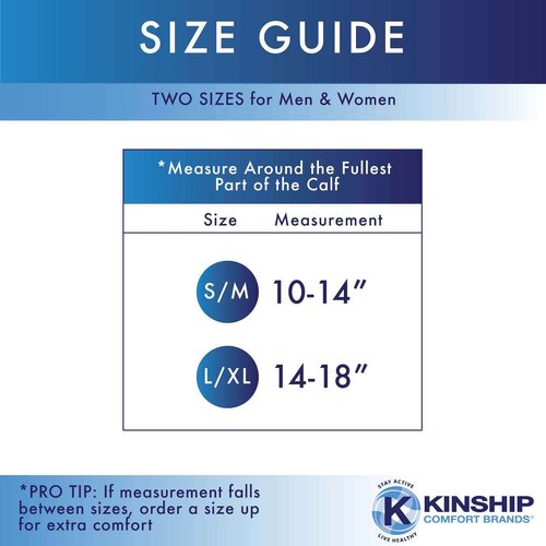 Kinship Comfort Brands Leg Protector Sleeves for Elderly Thin Skin, Sun Protection, Men and Women, Toeless Socks, 2 Pair