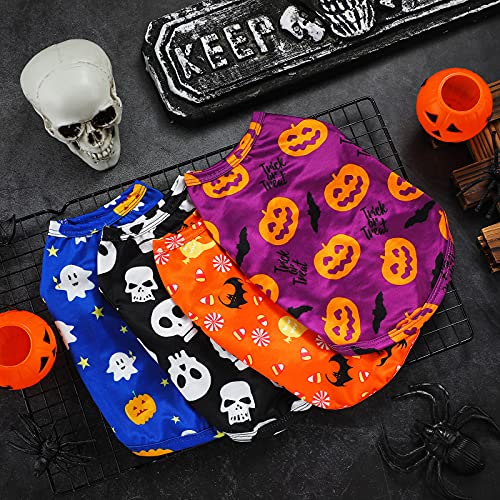 Halloween Dog Costume Vest - 4 Styles for Small Dogs, L/ 7-9lbs