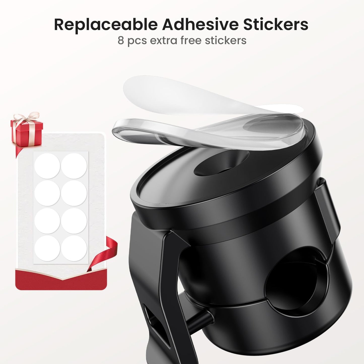 LOTUNY Cable Clips, 8 Pack Cord Organizer [Cable Smooth Adjustable] Adhesive Cable Management Wire Organizers for Cords, Phone USB Charger Cable Holder for Home Office Car Wall Desktop Nightstand