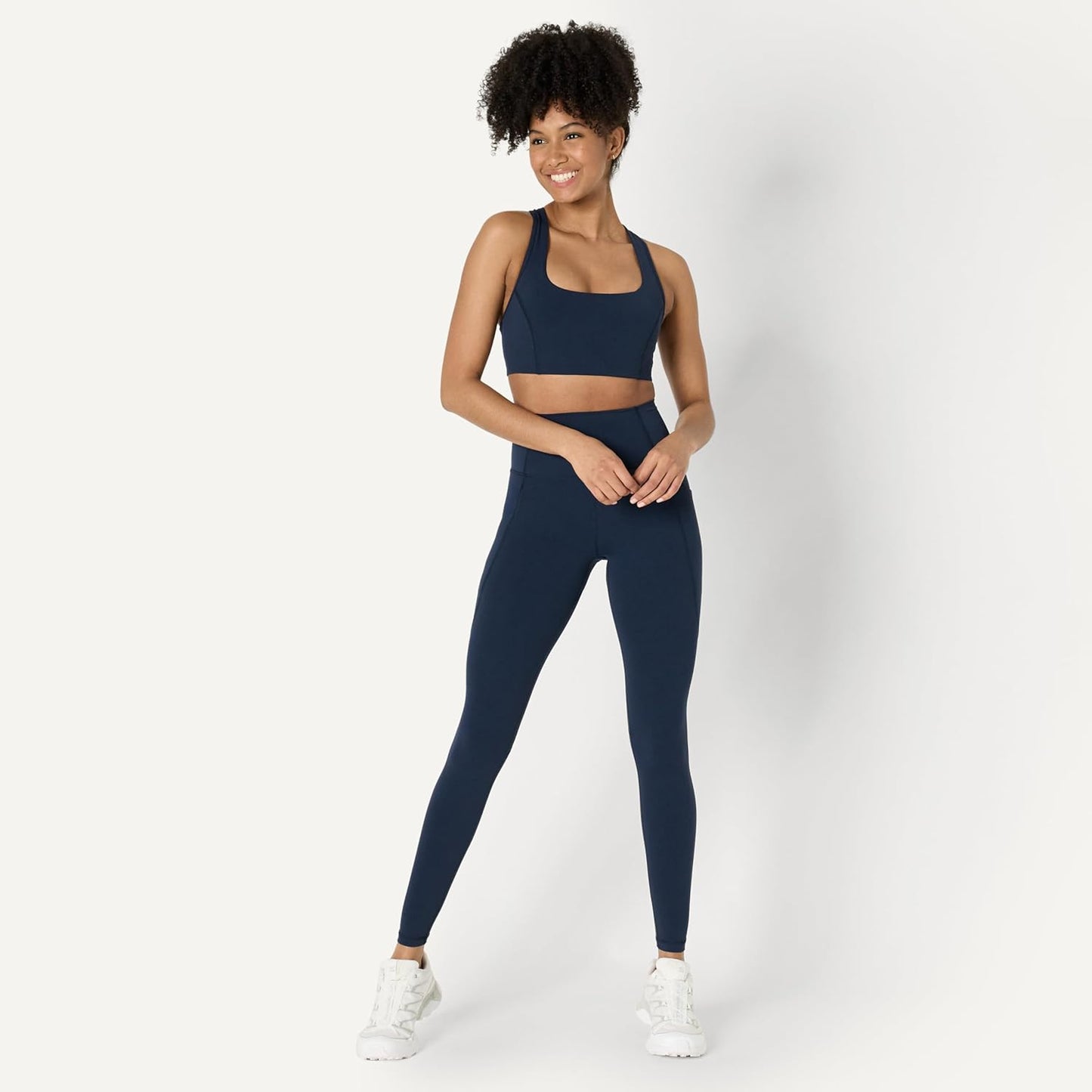 Skiennix Women's Active FormFlex Sports Bra - Buttery Soft Light Support | Square Neck Racerback