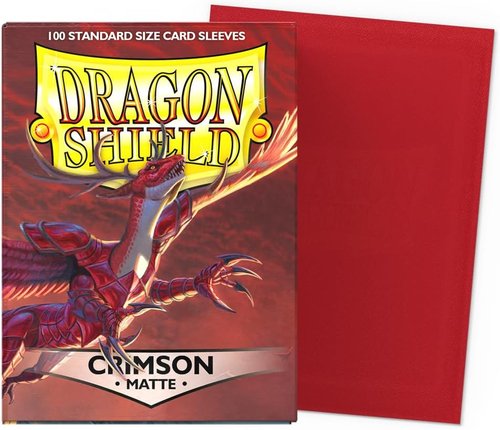 Dragon Shield | Premium Copper & Crimson TCG Sleeves - 2X 100 CT | Smooth & Tough Protection for Pokémon, Flesh & Blood, One Piece & Magic The Gathering