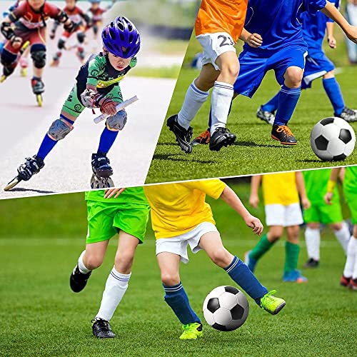 Kids Soccer Shin Guards & Socks Set - Ages 3 to 6