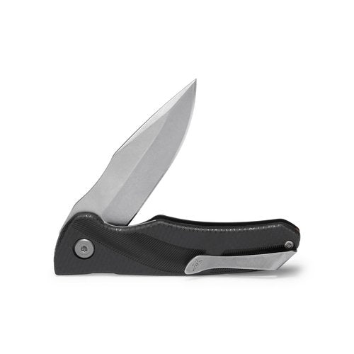 Buck Knives 840 Sprint Select, Easy Opening Ball Bearing Flipper Liner Lock Folding Pocket Knife with Removable Clip, 3-1/8" 420HC Blade