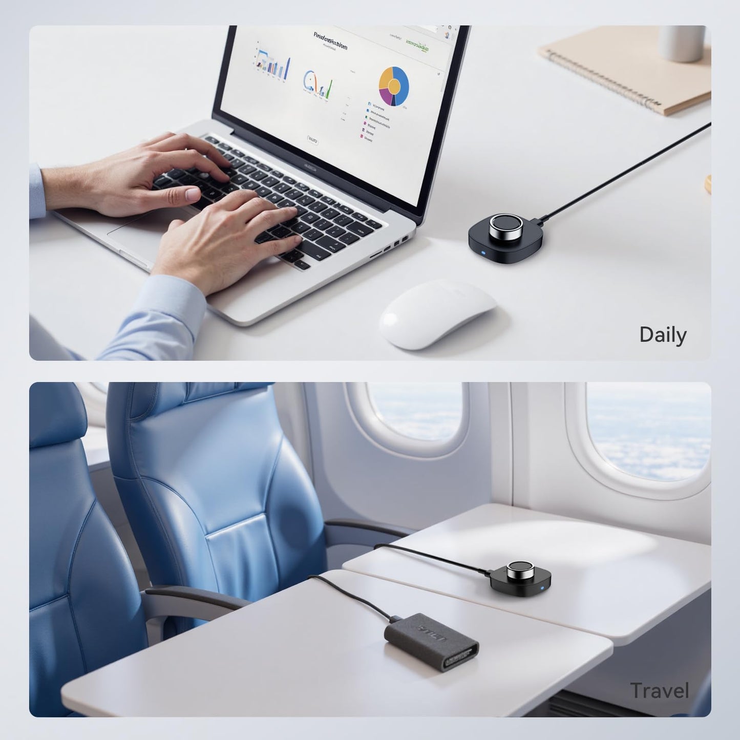 Compatible with Ou-ra Ring Gen4 - Smart Ring Charger Size 10, Portable Charging Dock with USB-C Cable