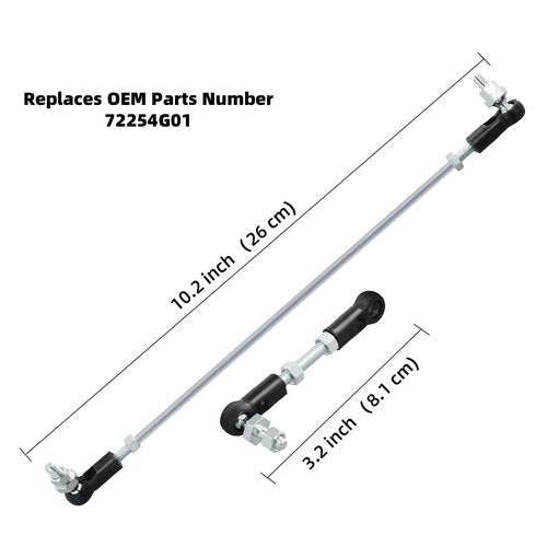 Roykaw Golf Cart TXT Governor Throttle Linkage Rod Compatible with EZGO TXT 4 Cycle Gas Models, Adjusting Rod for TXT, Replace OEM# 72254G01