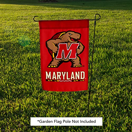 Maryland University Flag - Double-Sided Garden Flag for Outdoor Display