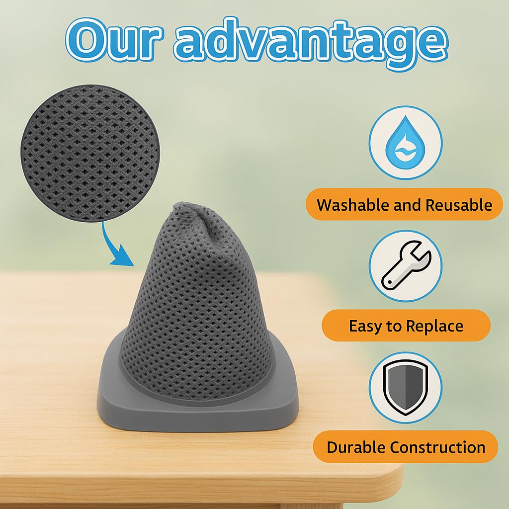 YUJINRU 4 PCS Replacement Filters Compatible with Eureka NES215A/ NES210/ NES212/ NES215 Blaze Stick Vacuum Cleaner, Fits Model N0101 N0102 Series,2 Pack Vacuum Filters & 2 Pack Pre-Motor Filters