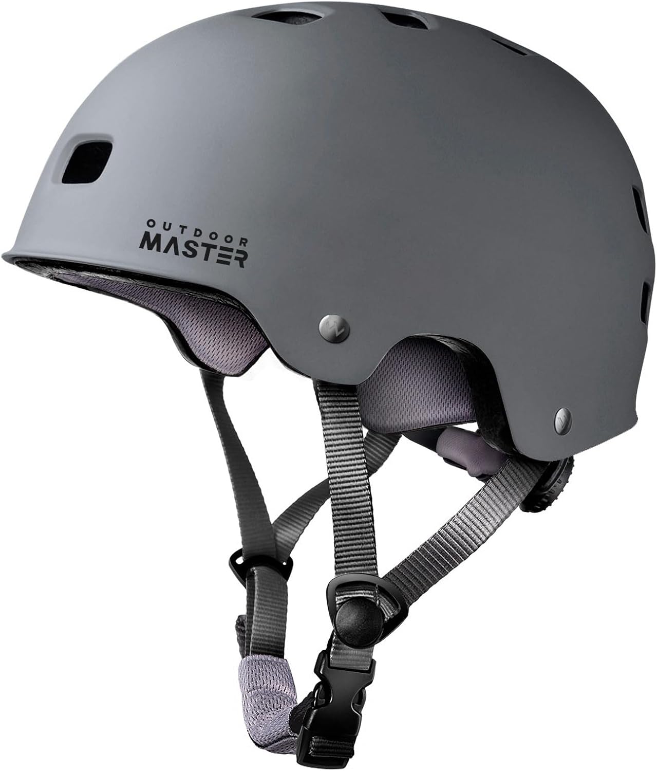 OutdoorMaster Skateboard Cycling Helmet - Ventilated Design with Two Removable Liners | Multi-Sport for Kids & Adults