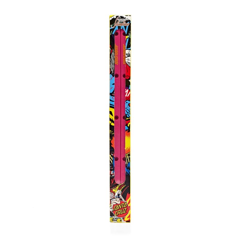 Santa Cruz Slimline Skateboard Rails Pink OneSize
