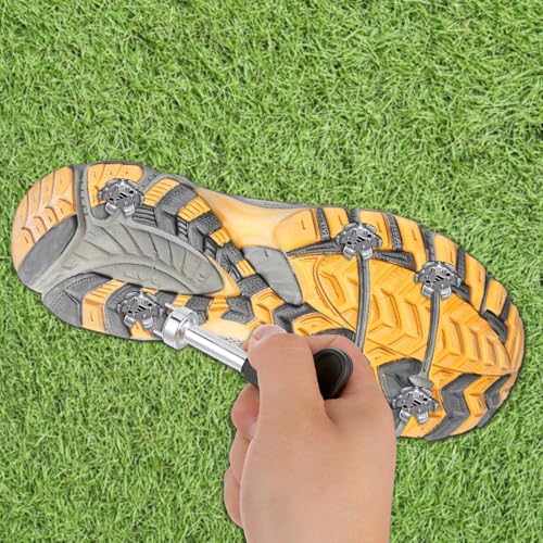 Universal Golf Shoe Spike Wrench - Ergonomic Cleat Removal Tool
