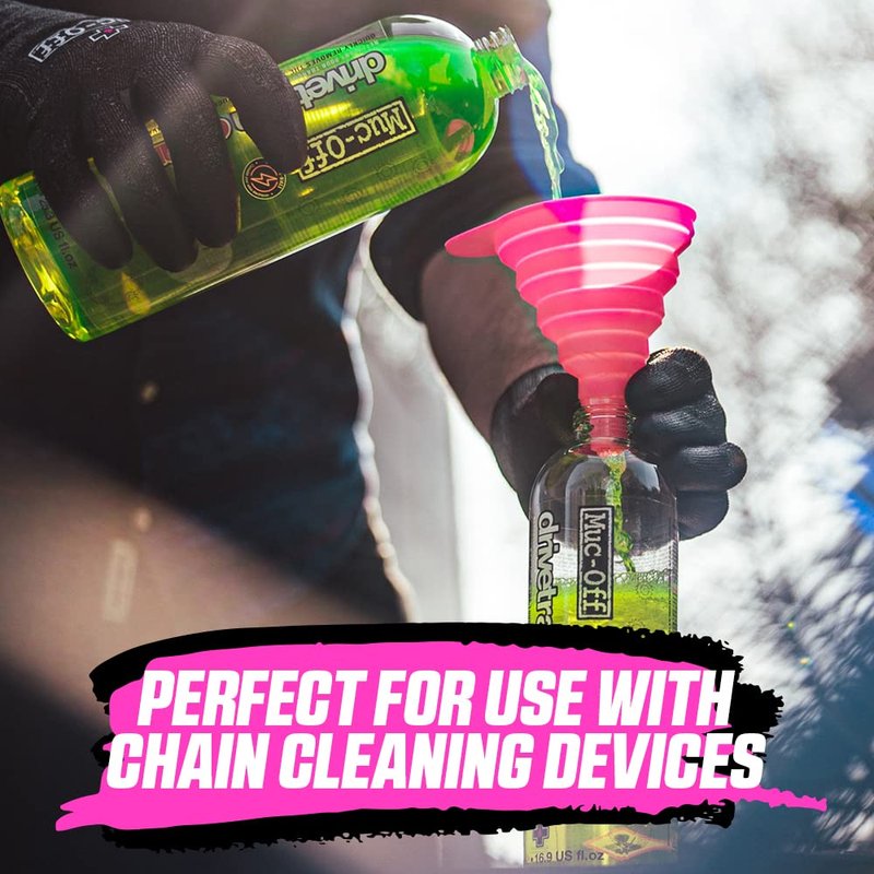 Muc-Off Drivetrain Cleaner 25.4oz and X-3 Chain Cleaner Machine with 75ml Bio Drivetrain Cleaner