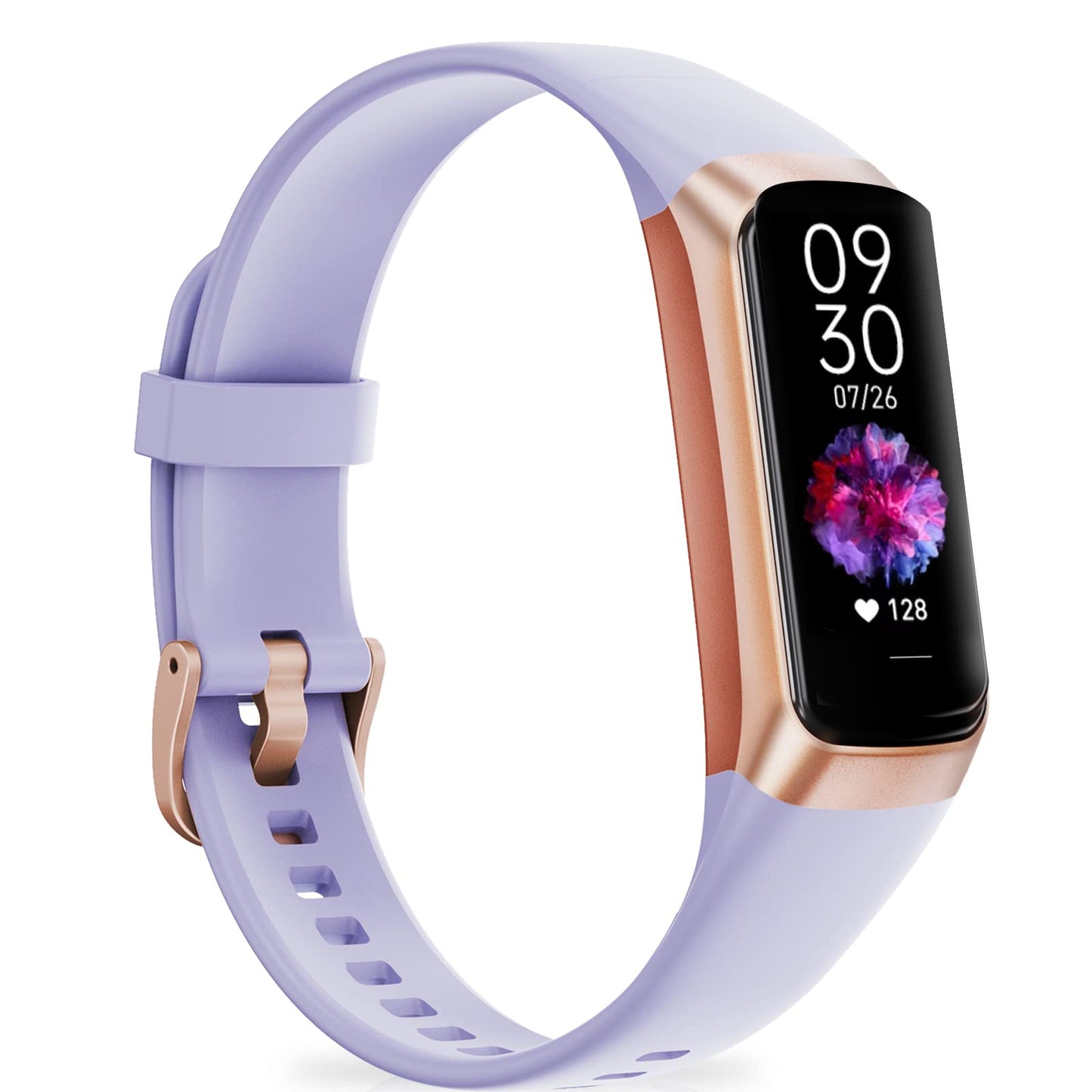 Bakoor Fitness Tracker with 24/7 Heart Rate Blood Oxygen Sleep Tracking, 1.10''AMOLED Touch Color Screen Fitness Watch Step Counter, Activity Pedometer for Women Men
